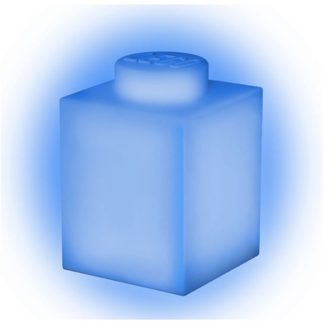 LEGO Classic Silikonová kostka noční světlo - modrá