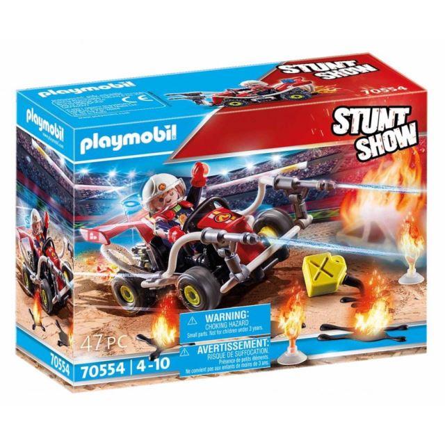 Playmobil 70554 StuntShow Hasičská motokára