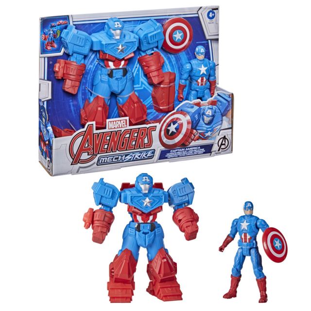 Avengers Mech Strike figúrka deluxe 15cm Captain America, Hasbro F1669