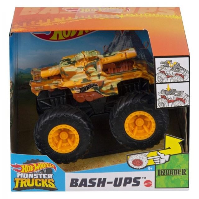 Hot Wheels® Monster Trucks Velká srážka Invader, Mattel GKD31