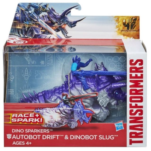 Transformers 4 Transformeři na zvířatech Autobot Drift & Dinobot Slug