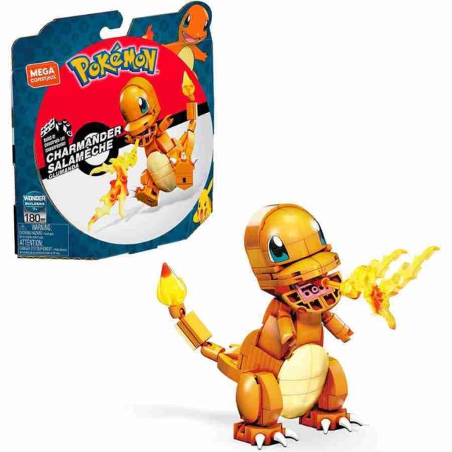Mega Construx Pokémon Charmander Salaméche, Mattel GKY96