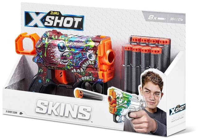 ZURU X-SHOT šípková pištoľ Skins Scream