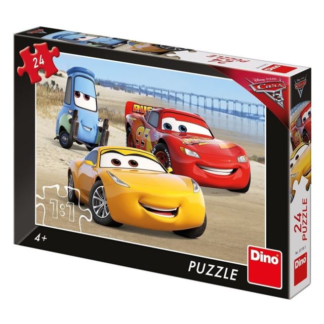Puzzle WD Cars 3 Na pláži 24d. Dino