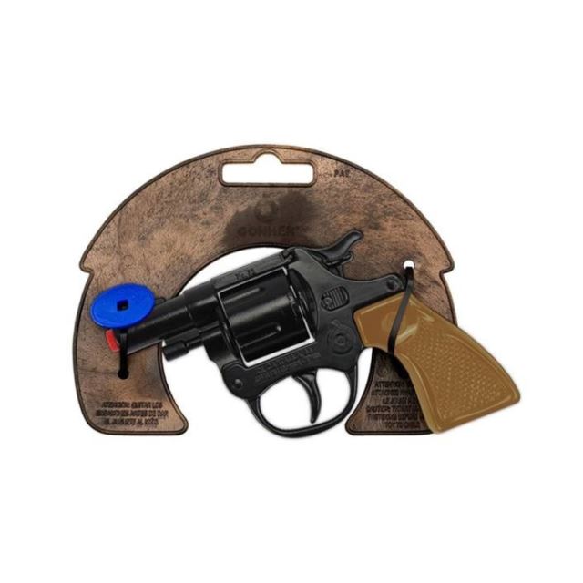 Gonher 3073/6 Policejní revolver kovový černý 8 ran