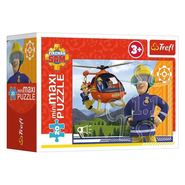 Trefl 21112 Mini puzzle Požárník Sam Vrtulník 20 dílků