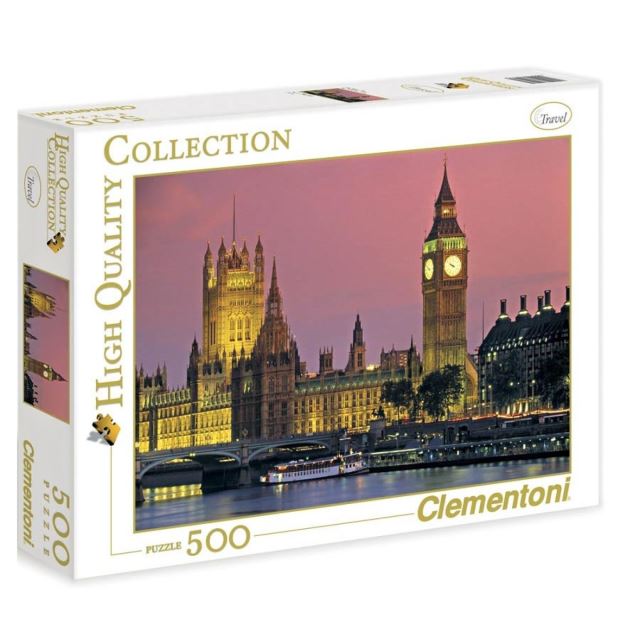 Clementoni 30378 Puzzle Večerní Londýn 500 dílků