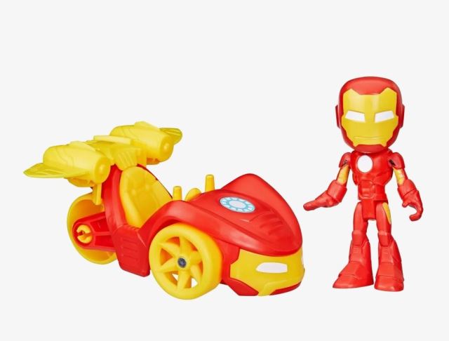 Hasbro Spiderman SPIDEY AND HIS AMAZING FRIENDS Iron Man s vozidlem