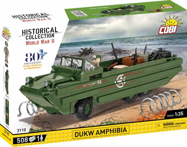 Cobi 3110 Americké obojživelné vozidlo DUKW Amphibia D-DAY