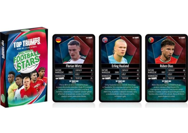 Top Trumps Kartová hra World football Stars