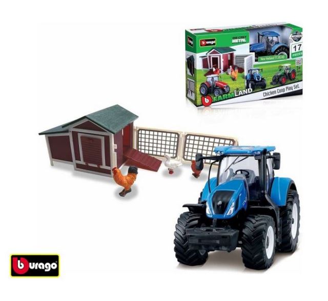 Bburago Farmland Slepačia Farma s traktorom