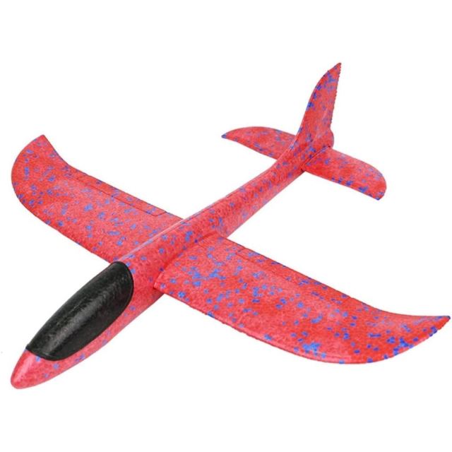 Lietadlo hádzacie penové 47 cm červené