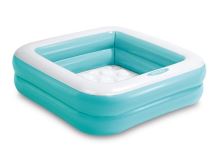 Intex 57100 Bazénik s nafukovacím dnom 85 x 85 x 23 cm modrý