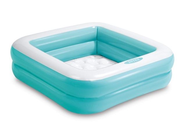 Intex 57100 Bazénik s nafukovacím dnom 85 x 85 x 23 cm modrý
