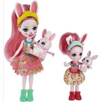 ENCHANTIMALS Bábika s mladšou sestrou Bree Bunny, Mattel HCF84 (2)