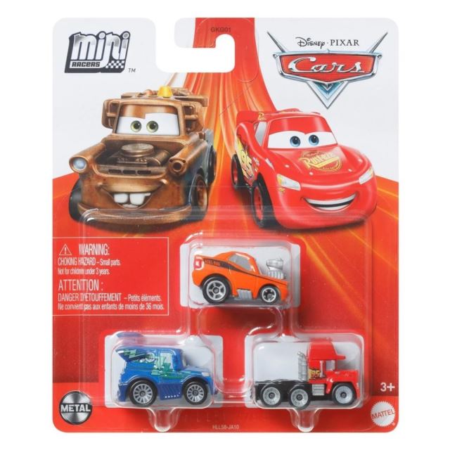 Mattel Cars 3 Mini autá 3ks Snot Rod & DJ & MACK, HLL58