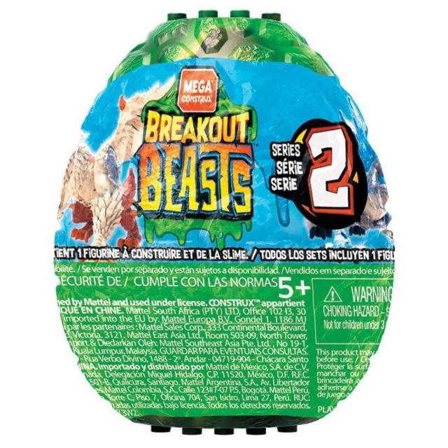 Breakout Beasts Vajíčko Drak ve slizu série 2, Mattel GCK31