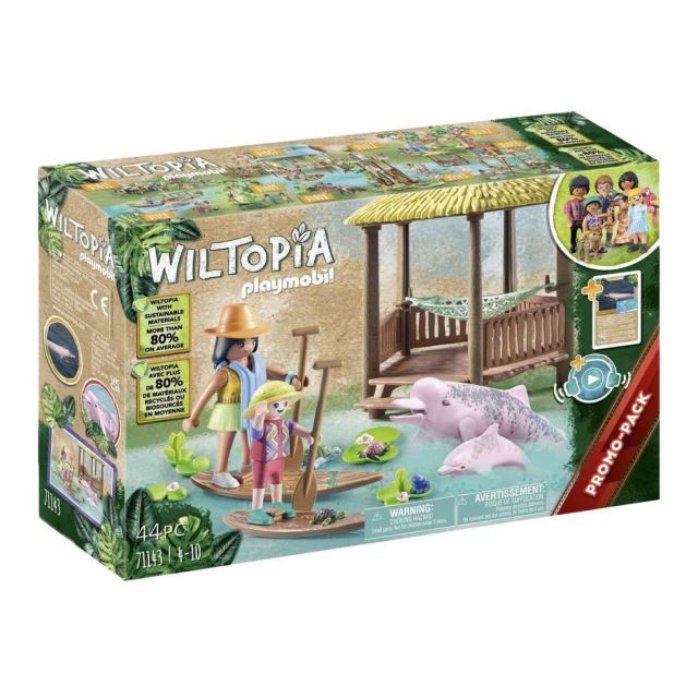 Playmobil 71143 Wiltopia - Výprava za riečnymi delfínmi