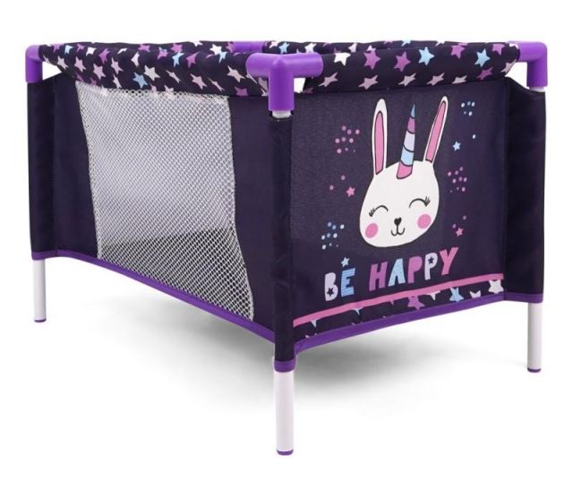 Cestovná postieľka pre bábiky - BE HAPPY
