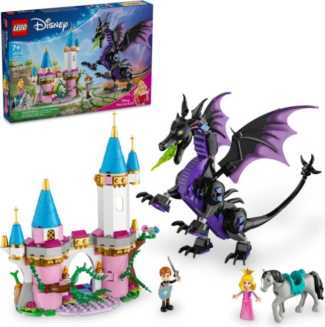 LEGO® Disney 43240 Zloba v dračí podobě