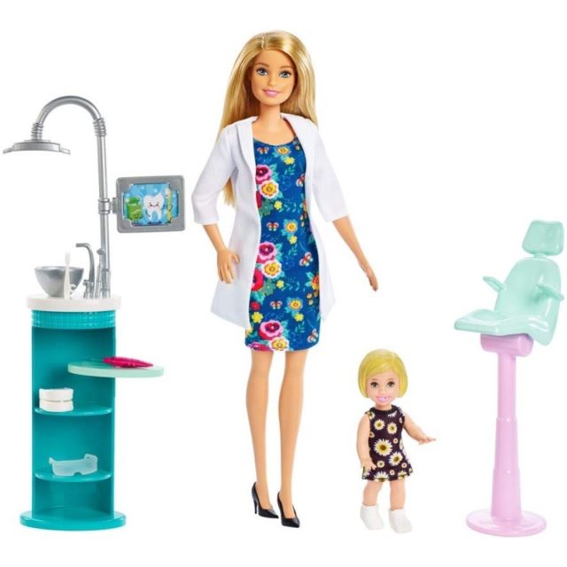 Barbie Povolání herní set Zubní ordinace, Mattel FXP16