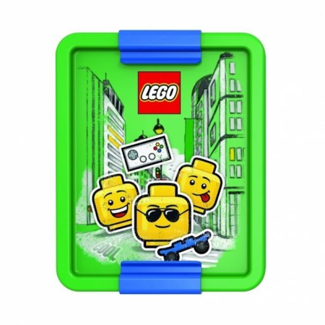 LEGO ICONIC Classic Boy box na svačinu modrá-zelená