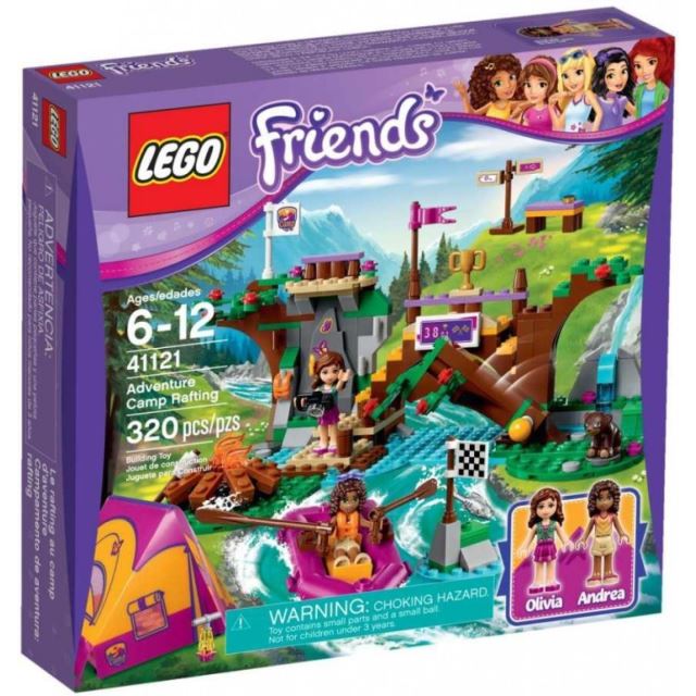 LEGO FRIENDS 41121 Dobrodružný tábor - jízda na divoké vodě