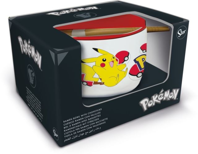 EPLine Pokémon ramen miska a hůlky, dárkový set