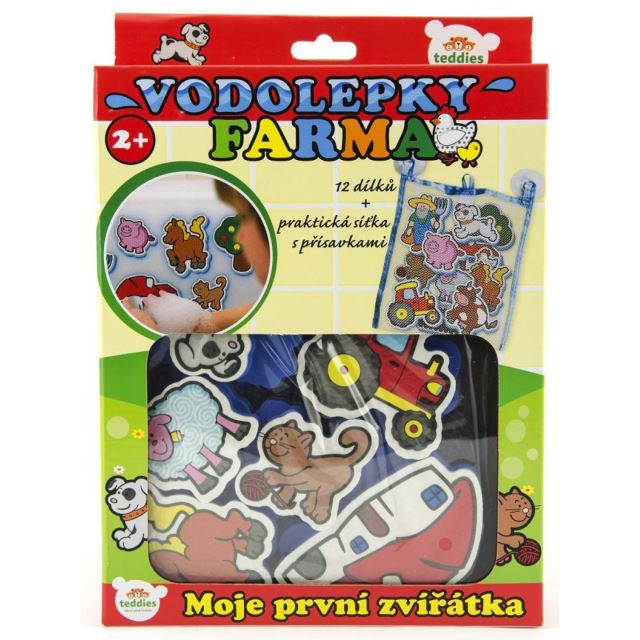 Vodolepky Moje prvé zvieratká farma 12ks