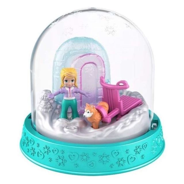 Polly Pocket Sněhová koule tyrkysová, Mattel GNG70