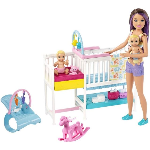 Mattel Barbie Dětský pokojík herní set, GFL38