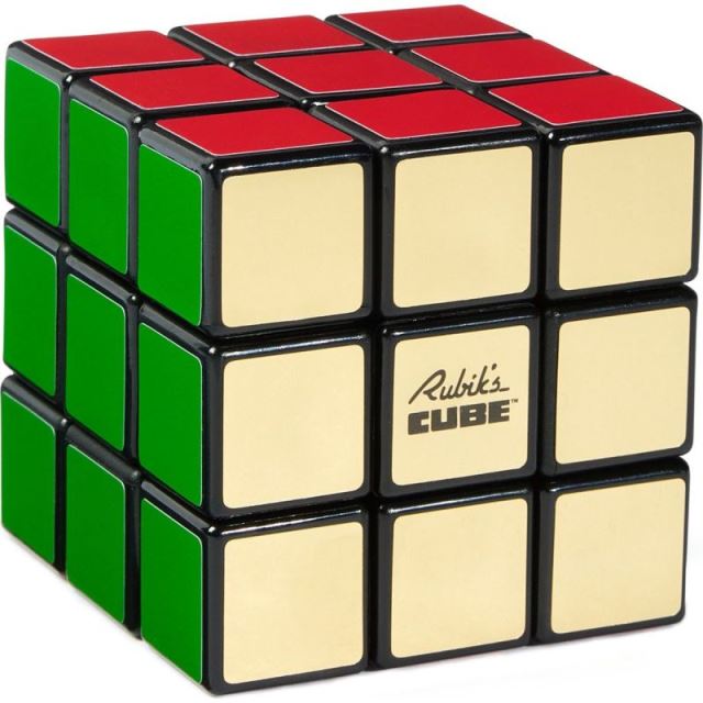 Spin Master Rubikova kocka Retro 50 rokov 3×3 Gold Edition