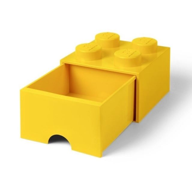 LEGO® Úložný box 250x252x181 se šuplíkem žlutý