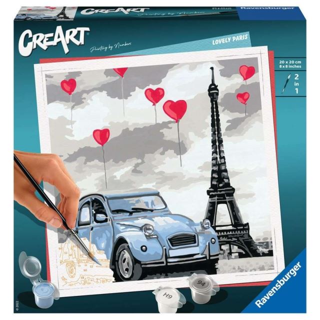 Ravensburger 20197 CreArt Kouzelná Paříž