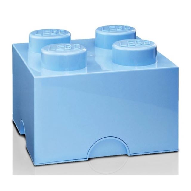 LEGO® Úložný box 250x252x181 světle modrý