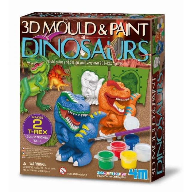 4M Výroba a malování 3D dinosauři
