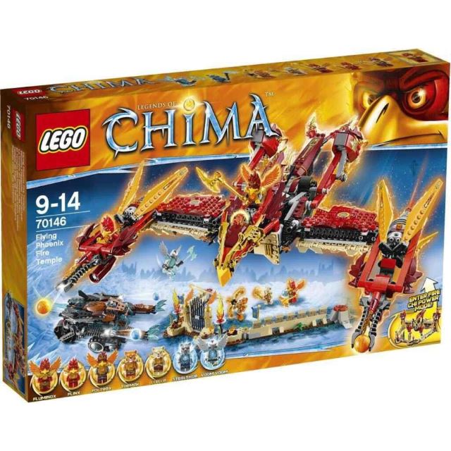 LEGO® CHIMA 70146 Létající ohnivý chrám Fénix