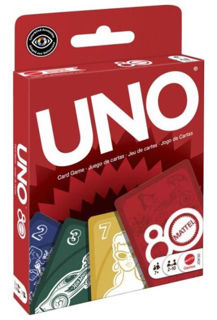 Mattel UNO 80. VÝROČIE MATTEL