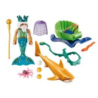 Playmobil 70097 Král moří se žraločím kočárem (2)