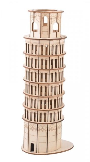 Woodcraft Drevené 3D puzzle Šikmá veža v Pise
