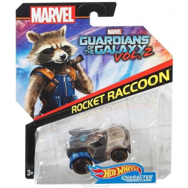 Hot Wheels Marvel autíčko Rocket Raccoon, Mattel DXV08