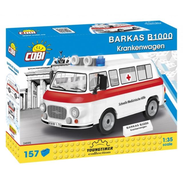 Cobi 24595 Barkas B1000 sanitka, 1:35, 157 k