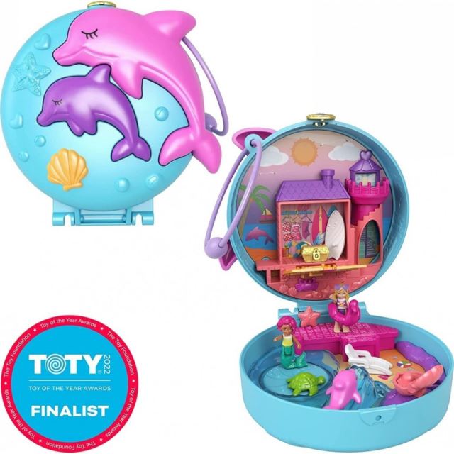 Polly Pocket Pidi svět do kapsy Pláž delfínů, Mattel GTN20