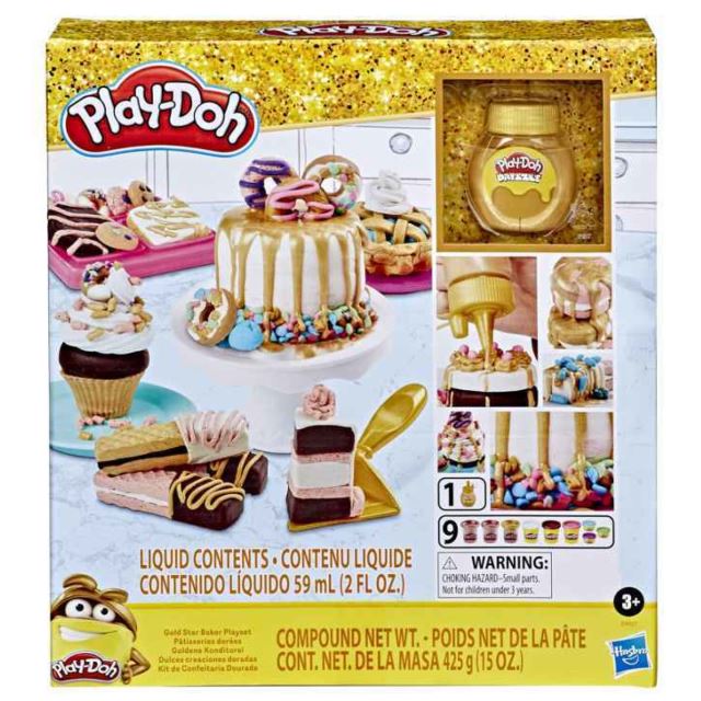 Play Doh Zlaté dortíky, Hasbro E9437