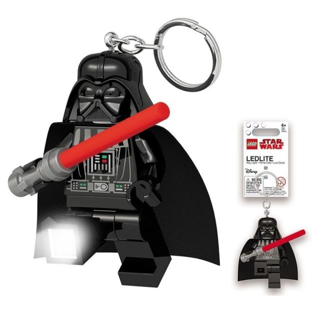 Lego Star Wars Darth Vader se světelným mečem svítící figurka 7,5cm