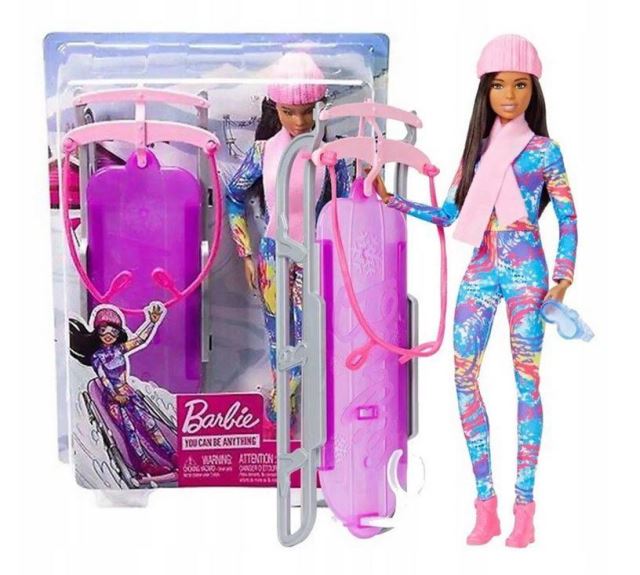 Mattel Barbie® Zimné športy - sánky, HGM74