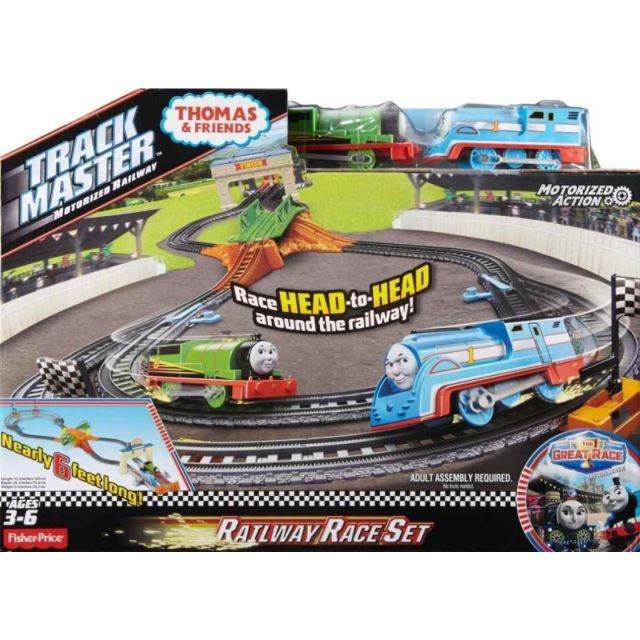 Tomáš a Percy Závodní set, Mattel DFM53