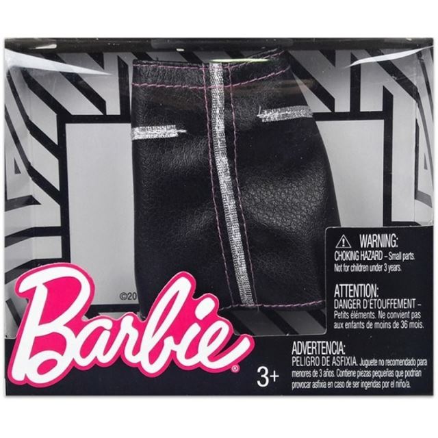 Barbie Sukně černá, Mattel FPH27