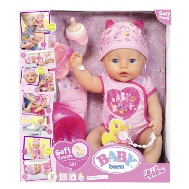Zapf Creation Baby Born Interaktivní panenka Holčička 43cm