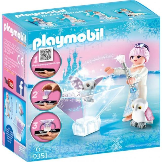 Playmobil 9351 Playmogram 3D Ledová královna se sovičkou